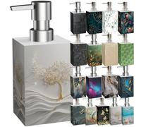 Dosatore di sapone di prima qualità | grande scelta | design elegante, con stile | che attira l'attenzione in ogni bagno (Tree of Life)