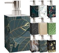 Dosatore di sapone di prima qualità | grande scelta | design elegante, con stile | che attira l'attenzione in ogni bagno (Monstera)