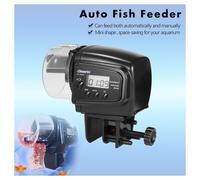 DOSATORE DISTRIBUTORE CIBO PESCI CON TIMER DISPLAY LCD PER ACQUARIO AUTOMATICO