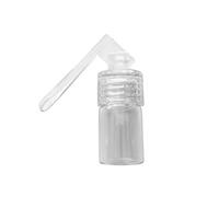 Dosatore dosatore sniff Snuff Bottle Sniffer dispenser con cucchiaio nuovo M&M Smartek (bianco/trasparente)