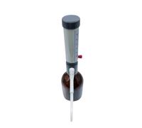 Dosatore for flaconi da laboratorio, tipo manicotto, 0-25 ml, dosatore for liquidi regolabile, dosatore for liquidi semiautomatico(With Brown Bottle 1L)