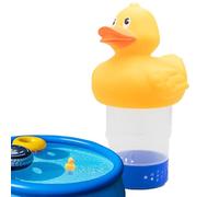 Dosatore galleggiante di cloro a di anatra con erogatore di compresse a rilascio regolabile, galleggiante per piscina, adatto per tablet da 1 e 3 pollici, per vasca idromassaggio, spa, acqua di