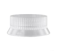 Dosatore per caffè ad anello per moka da 82 mm e 90 mm, migliora il contatto tra il terreno e l'acqua per un gusto più ricco (trasparente 90 mm)