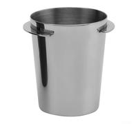 Dosatore per caffè in acciaio inossidabile, ricevitore di precisione per macchine da espresso, tazza compatta con manico ergonomico, argento (58 mm argento)