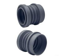 Dosatore per caffè Singolo 36.5g Compatibile Lagom per mini Dosatore(2pcs) | Migliora macinatura uniforme, riduce ritenzione fondi, compatibile Lagom per mini, silicone flessibile grigio