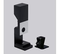 Dosatore per chicchi di caffè MD-1 Versione METALL, Distributore di caffè in grani MD-1 METAL, predosatrice per chicchi di caffè, dispenser monodose (Alluminio, Nero)