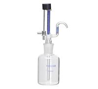 Dosatore per Liquidi Microregolabile, Dispositivo di Dosaggio in Vetro da 1/5 Ml, Flacone con Pipetta in Vetro, con Manopola di Regolazione in Acciaio Inossidabile