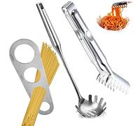 Dosatore Per Spaghetti In Acciaio Inossidabile Gadget Controllo Delle Porzioni Pasta Cucchiaio Pasta Forchetta Servitore Misura Spaghetti Per Casa, Hotel, Ristorante, Banchetto, Buffet, Ecc., 3 Pezzi