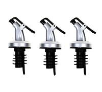 Dosatore per vino, 3 pezzi, erogatore di olio da cucina, per bar, bottiglia di vino e liquore, tappo da cucina (3 pezzi)