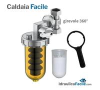 Dosatore Polifosfati Anticalcare Caldaia e Scaldabagno 1/2"FF ricarica inclusa