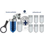 Dosatore Polifosfati Filtro Anticalcare per Caldaia 1 ricarica Addolcitore Acqua