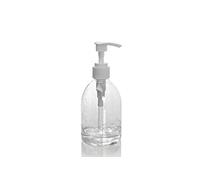 Dosatore porta sapone liquido multiuso in pet+pp tondo 250 ml 6 * 16 cm 822728