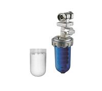 DOSATORE PROPORZIONALE POLIFOSFATI IN OTTONE CON BY-PASS BLU RUBINETTO ALTO