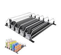 Dosen Organizer, Automatik Fridge Organizer Kühlschrank Organizer Flaschen Dosenregal mit Automatischem Drücker Dosenhalter Dosenspender für Bier Getränke Sprudel Soda, 25 Dosen