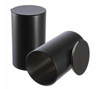 Dosenritter | 6 x barattoli rotondi per spezie/tè, a prova di aroma, in metallo, per circa 140g di Earl Grey, circa 230 g di spezie in polvere | 12,8 x 7,4cm (H,ø) | ideale anche per zucchero