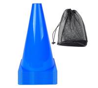 DOSERTY 10Pcs Agilitys Cono Calcio Formazione Maker Secchio Campo Pattinaggio Marcatore di Allenamento di Calcio Marcatore Ostacolo Cono Calcio Segnale Secchio Formazione Basket Attrezzature