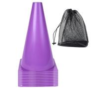 DOSERTY 10Pcs Agilitys Cono Calcio Formazione Maker Secchio Campo Pattinaggio Marcatore di Allenamento di Calcio Marcatore Ostacolo Cono Calcio Segnale Secchio Formazione Basket Attrezzature