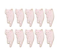 DOSERTY 10Pcs Animali Del Fumetto Gattino Nappe di Fascino Pendenti Geometria Antica Tag Per Portachiavi Collana Gioielli Fare Geometria Orecchini Tag, Misura unica, come descritto, come descritto