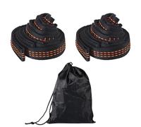 DOSERTY 2Pcs Outdoor Camping Amaca Cinghia Rinforzata Nylon Cinghia Cinghia Corda Sospensione Amaca Portatile Accessori Nylon Corda Cintura