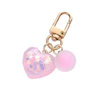 DOSERTY Carino Dreamy Bead Cuore Ciondolo Portachiavi Semplice Y2K Charm Portachiavi Borsa Pendente Sacchetto Cuffia Caso Fascino Per Ragazze Donne Cuffia Caso, B, Taglia unica