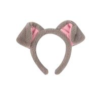 DOSERTY Cerchietti per capelli con orecchie da cucciolo per studio fotografico Halloween oggetti di scena accattivanti per feste di Halloween da indossare tutti i giorni copricapo carino animale