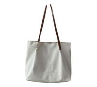 DOSERTY Classica borsa a tracolla da donna tinta unita grande capacità tasche multiple borsa per lavoro shopping e viaggio borsa di colore solido, F, One Size