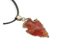 DOSERTY Collana di cristallo regolabile con ciondolo in pietra naturale gioielli elegante temperamento cristallo per le donne, Misura unica, come descritto, come descritto