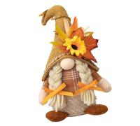 DOSERTY Decorazione della tavola del Ringraziamento Bella Tabella Decorativo Ringraziamento No Face Toy Con Cappello Pieghevole Per La Figura Di Vacanza