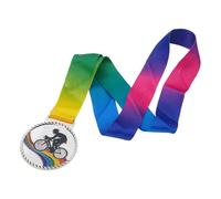 DOSERTY Medaglie del premio del bronzo dell'oro dell'argento del metallo con le medaglie dei vincitori del nastro per i bambini adolescenti evento aula ufficio e le maratone sportive