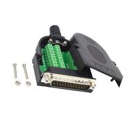 DOSERTY RS232 DB25 Adattatore senza saldatura Flessibile Protezioni Filo Manica RS232 Joint Strumento Industriale Compatibile Nessun Adattatore per saldatura