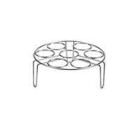 DOSERTY Scaffale da cucina salvaspazio per cottura a vapore in acciaio vassoio pratico utensile da cucina uova piroscafi sottopentola