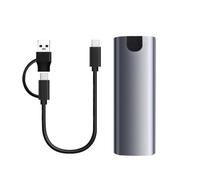 DOSERTY Solido adattatore 5Gbps/10Gbps NVME di recinzione degli azionamenti a USB 3.1 Supporta M-Key B- B+M Facile installazione