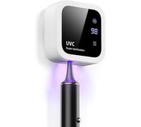 Dosevita Spazzolino Igienizzante UV da Bagno, schermo intelligente a LED, timer portatile per spazzolini da denti ricaricabile per il bagno a parete (Bianco)