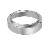 Dosing Funnel Aluminum Coffee Dosing Ring with Magnetic Replacement for Espresso Machines - Silver, 58mm Compatible