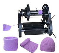 dosiwlatever Avvolgitore della Bobina 12V Filatrice elettrica per Fibre con 3 Piccole Bobine, Torsione avanti e Indietro, 800 Giri/min, per filatura di Fibre Fai da Te in Studio,Black