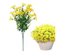 Doslilyy Petunie finte, fiori finti in seta, resistenti alle intemperie, resistenti ai raggi UV, per giardino, vaso, portico, finestra, patio, passerella