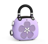 DOSS Cute Bluetooth Speaker, Candy Mini Cassa Bluetooth portatile con suono potente, altoparlante carino per la casa, camera da letto, idea bambine, le donne-viola