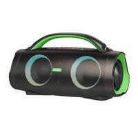 DOSS Extreme Boom+ altoparlante Bluetooth con suono stereo da 100 W, PowerBank 10400 mAh, impermeabile IP6, colore luce, USB-C, scatola musicale Bluetooth per esterni, campeggio, piscina, spiaggia,