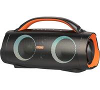 DOSS Extreme Boom+ Altoparlante Bluetooth da Esterno con Impermeabile IP67, Suono Stereo da 100W, Powerbank da 10400mAh, luce Colorata, USB-C, Cassa Bluetooth per Campeggio, Piscina, Spiaggia