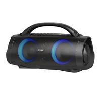 DOSS Extreme Boom+ Altoparlante Bluetooth da Esterno con Impermeabile IP67, Suono Stereo da 100W, Powerbank da 10400mAh, luce Colorata, USB-C, Cassa Bluetooth per Campeggio, Piscina, Spiaggia