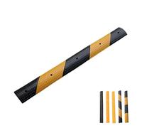 Dossi Artificiali Modulari Rampa in gomma per marciapiede Dosso Giallo e Nero per Asfalto, Rampe Auto Antiscivolo per Cemento e Ghiaia dissuasore di velocità Facili da Installare(Style 2)