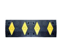 Dossi stradali, Gobba di velocità in gomma, rallentatore in modulare Nero e giallo Dimensioni multiple Capacità 220462 libbre(37.79x11.8x 1.57in)