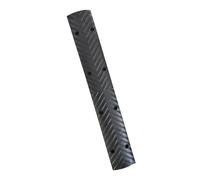 dosso stradale, Rampe di servizio in gomma for strade accattivanti, dossi rallentatori modulari in miniatura(Black,39.37"x3.93"x1.18")