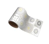 Dostear Bordi Adesivi per Pareti Y22 15 X 200cm Battiscopa Adesivo Cucina Greche Adesive per Cucina