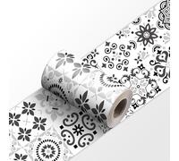 Dostear Bordi Adesivi per Pareti YX173 20cm X 240cm Battiscopa Adesivo Cucina Greche Adesive per Cucina