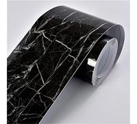 Dostear Bordi Greche Pannelli Adesivi Bordo Adesivo per Pareti Striscia Adesiva Muro Decorativa Greca Adesiva per Parete King Kong Nero 10 X 500cm