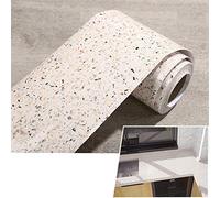 Dostear Bordi Greche Pannelli Adesivi Bordo Adesivo per Pareti Striscia Adesiva Muro Decorativa Greca Adesiva per Parete pietra gialla 10 X 500cm