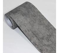 Dostear Bordo decorazione autoadesiva rimovibile per cucina bagno piastrelle adesivo per pareti autoadesiva grigio 6 8x1000cm
