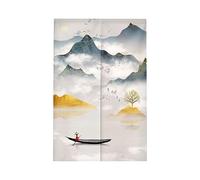 Dostear Noren Giapponese Tenda Divisoria Interno Tende Divisorie Per Casa Cotone Interni Da Bagno Per Finestra Corte In Lino 165 85x180cm