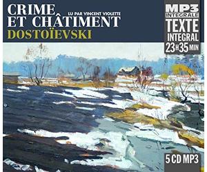 Dostoïevski CRIME ET CHATIMENT, LU PAR VIN (CD)